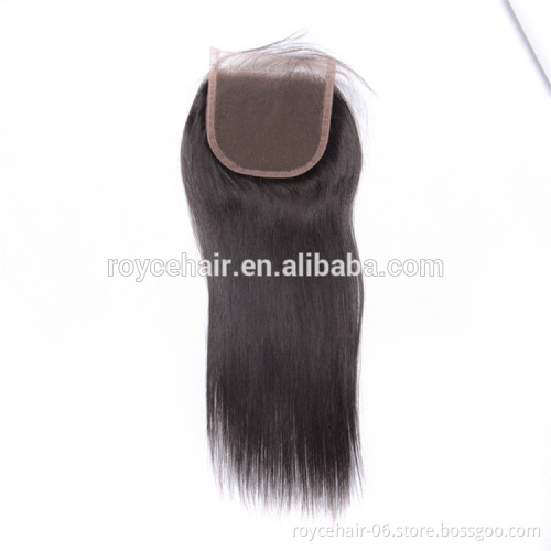100% Unprocessed virgin hair bundles with lace closure, Indian human hair Xuchang Factory Remy Hair Vendor